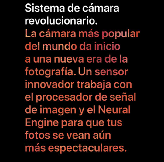 Sistema de cámara revolucionario del iPhone XR